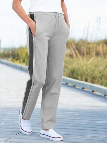 D&D Lifestyle™ Glam Leisure Knit Pull-On Pants