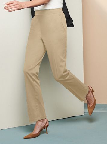 Comfort Stretch Pull-On Pants - Image 1 of 7