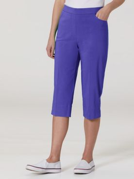 Alfred Dunner Solid Capris