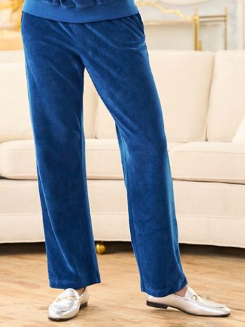 Alfred Dunner Precious Jewels Velour Pants - Image 1 of 1
