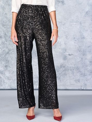 Sequin Pants by Alex Evenings - Image 2 of 2