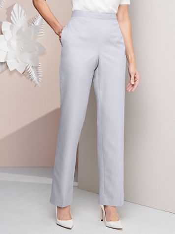 Alfred Dunner Chapel Hill Flat Front Pants - Image 1 of 5