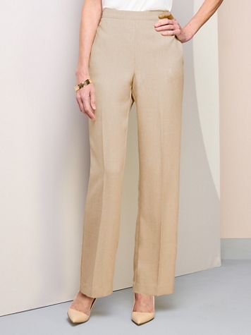 Alfred Dunner Magnolia Springs Flat Front Pants