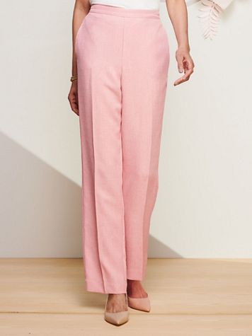 Alfred Dunner Magnolia Springs Flat Front Pants - Image 1 of 2