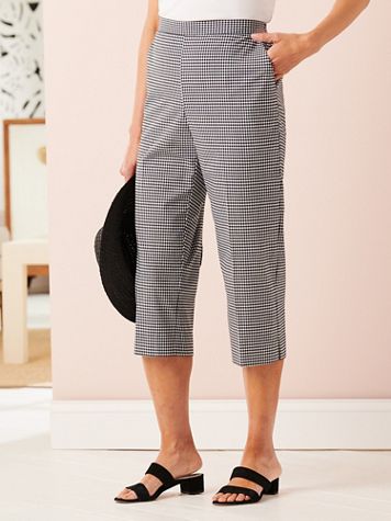 Alfred Dunner Gingham Capris - Image 4 of 4