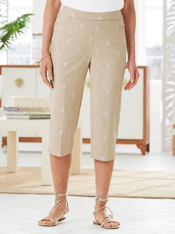 Alfred Dunner Palm Tree Capris - Image 4 of 4