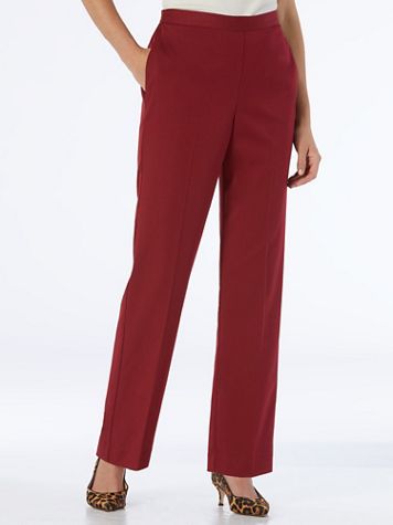 Alfred Dunner Sloane Street Fine Twill Pants - Image 1 of 5