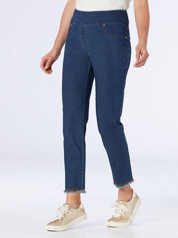 Stretch Denim Ankle Pants - Image 4 of 4