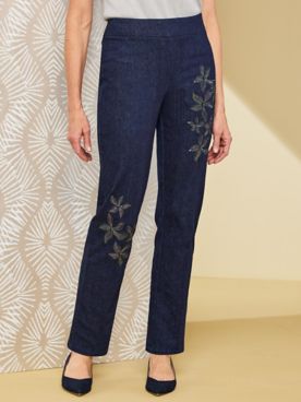 Slimtacular Embellished Denim Jeans