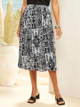 Alfred Dunner Riveria Broomstick Skirt