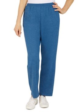Alfred Dunner® Floral Park French Terry Medium Pant