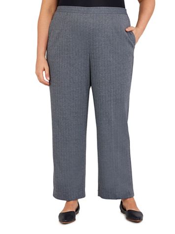 Alfred Dunner® Empire State Herringbone Short Pants - Image 5 of 5