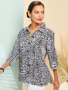 Shimmer Leopard Shirt