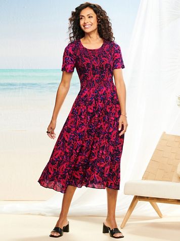 Bermuda Smocked Dress - Image 1 of 3