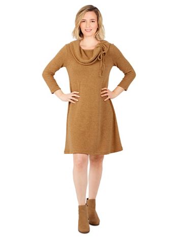 Ruby Rd® Cowl Neck Dress - Image 1 of 4