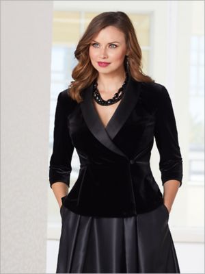 ladies black occasion jackets