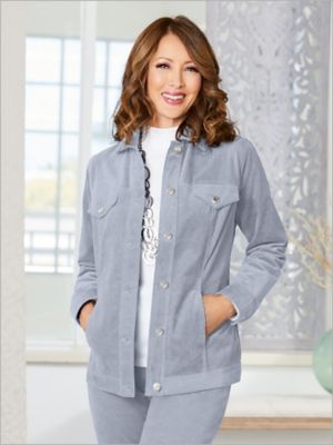 denim jacket cord collar