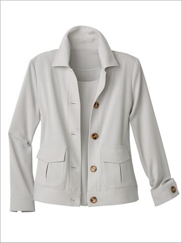 Look-Of-Linen Classic Chic Jacket - Image 4 of 4