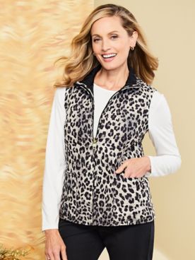 Reversible Animal Quilted Vest