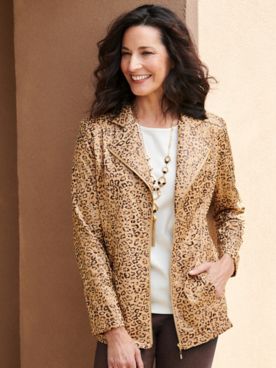Golden Leopard Jacket