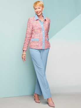 Riveria Tweed Jacket & Look Of Linen Separates