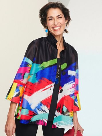 Artful Abstract Jacket - Image 2 of 2