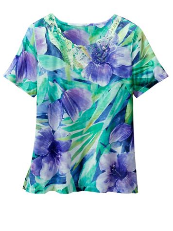 Alfred Dunner Tropical Tee - Image 1 of 1