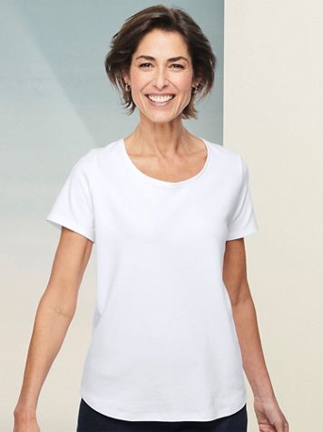 Essential Open Back Tee - Image 1 of 10