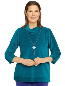 Alfred Dunner® The Big Easy Velour Top