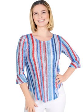 Ruby Rd® Candy Stripe Top