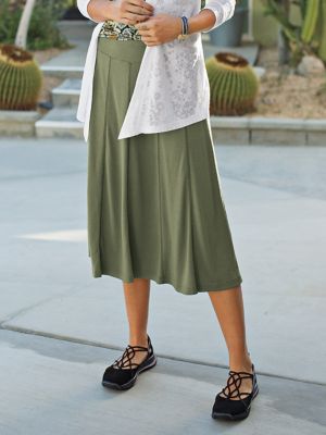 Casual Skirts - Knit, Travel and Swing Styles | Sahalie
