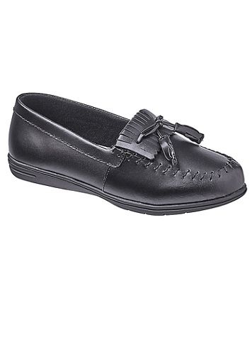Dr. Max™ Leather Kiltie Tassel Loafers - Image 1 of 9
