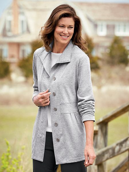 French Terry Tunic Jacket | Bedford Fair