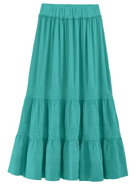 Pintucked Lace Skirt | Bedford Fair