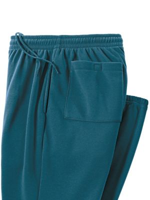 fleece sweatpants with zipper fly