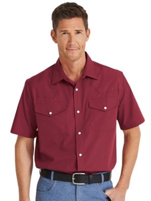 Men's Snap Front Short Sleeve Western Shirt