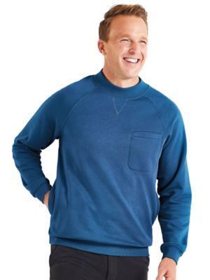 mens sweatshirt with breast pocket