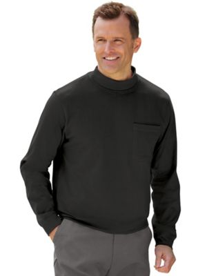 big and tall mock turtleneck shirt