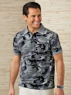 mens pique polo