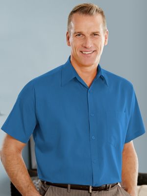 mens short sleeve no iron dress shirts