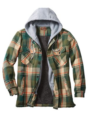 plaid jackets with hoods