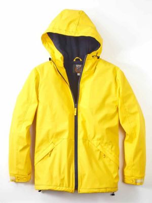 fleece lined water resistant jacket