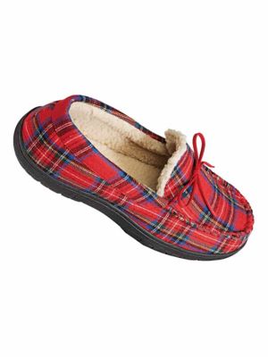 red flannel slippers