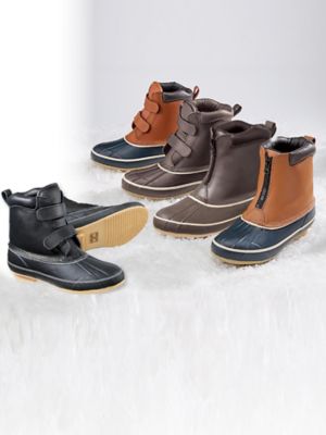 mens slip on duck boots