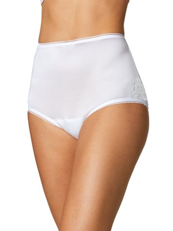 Haband Women’s Incontinence Briefs, Cotton With Lace, 2-Pack  - Image 1 of 3