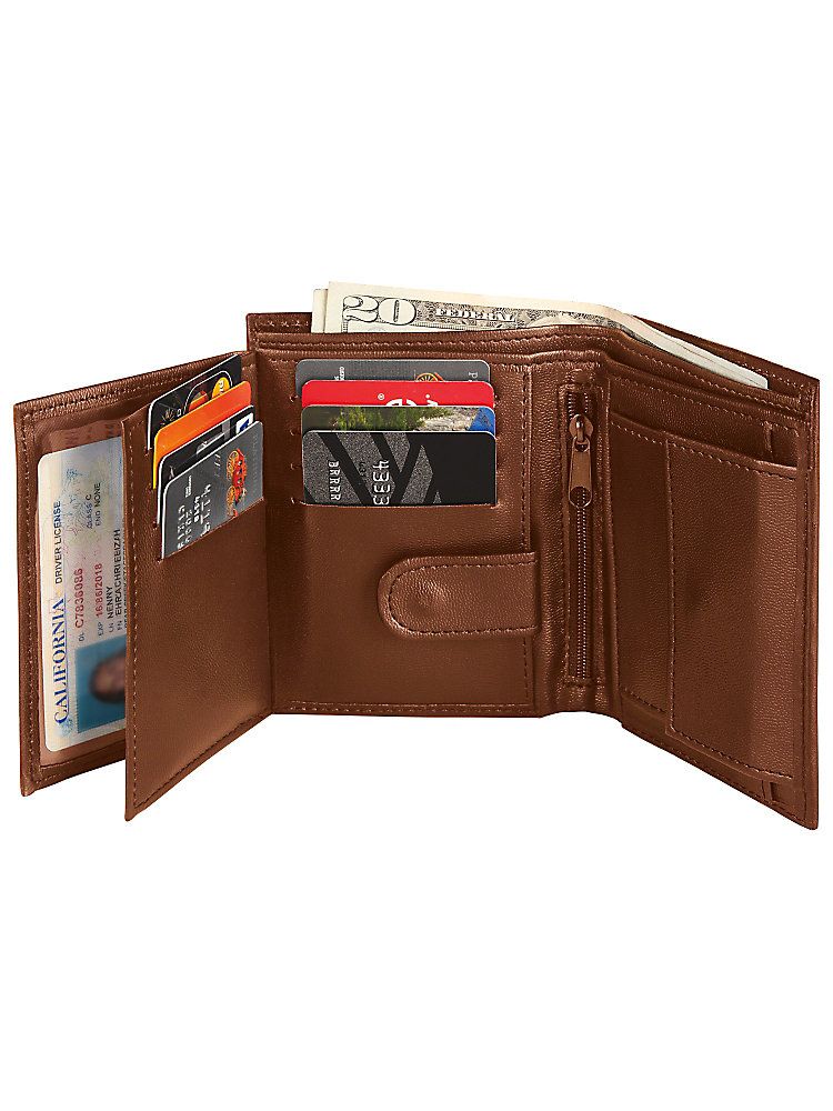 Haband RFIDs TheftShield Leather Wallet (Brown or Black)