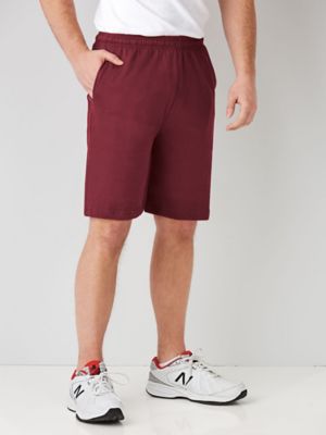 mens jersey knit shorts