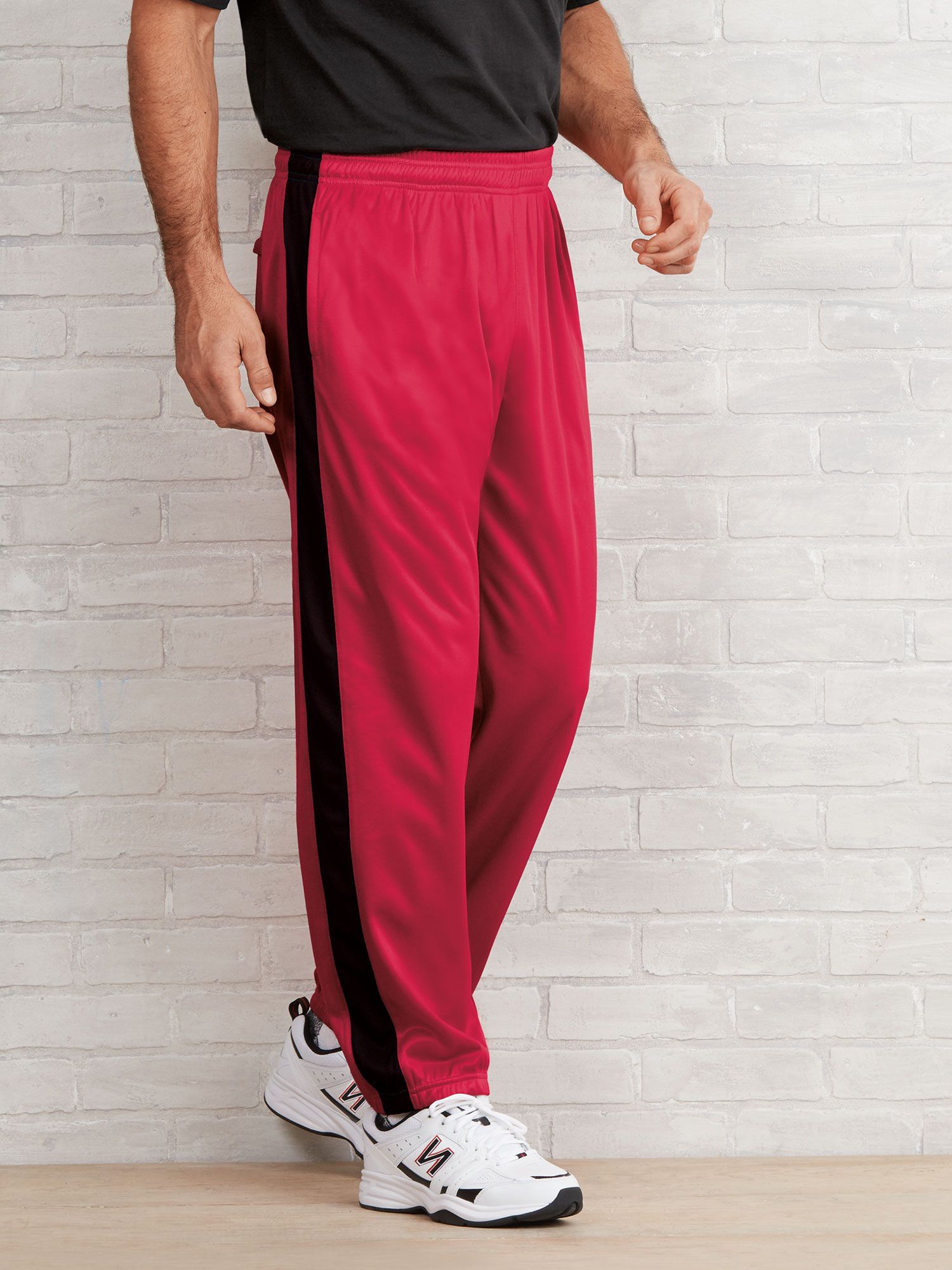 ainr Men Loose Warm Active Running Trousers Casual Pants