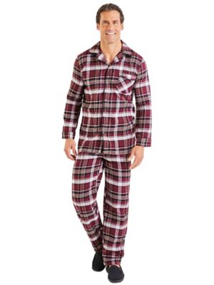 flannel pajama dress