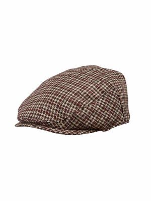 houndstooth driving cap